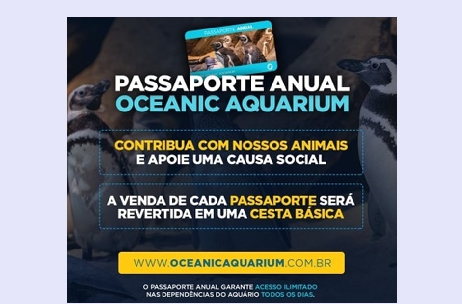 Oceanic Aquarium lança passaporte anual
