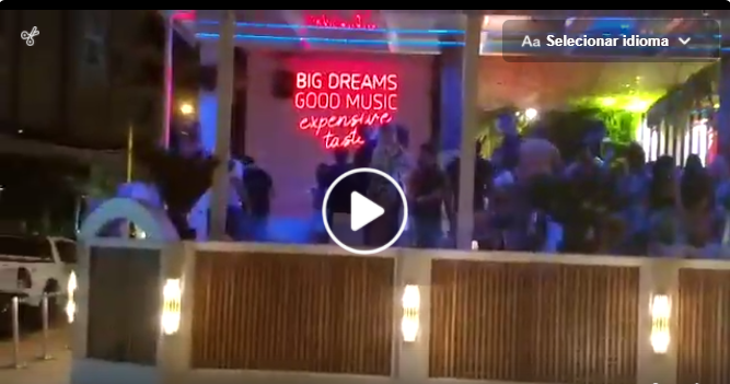 VÍDEO: Balada com aglomeração no feriado de Natal na Praia Brava