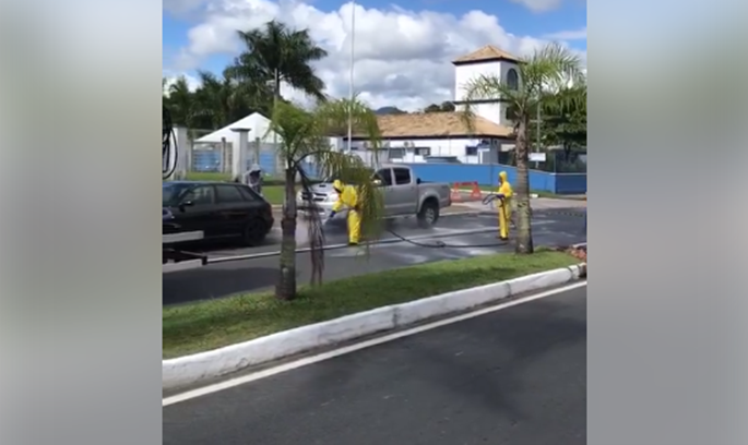 Prefeitura de BC inicia sanitização das ruas, avenidas e espaços públicos