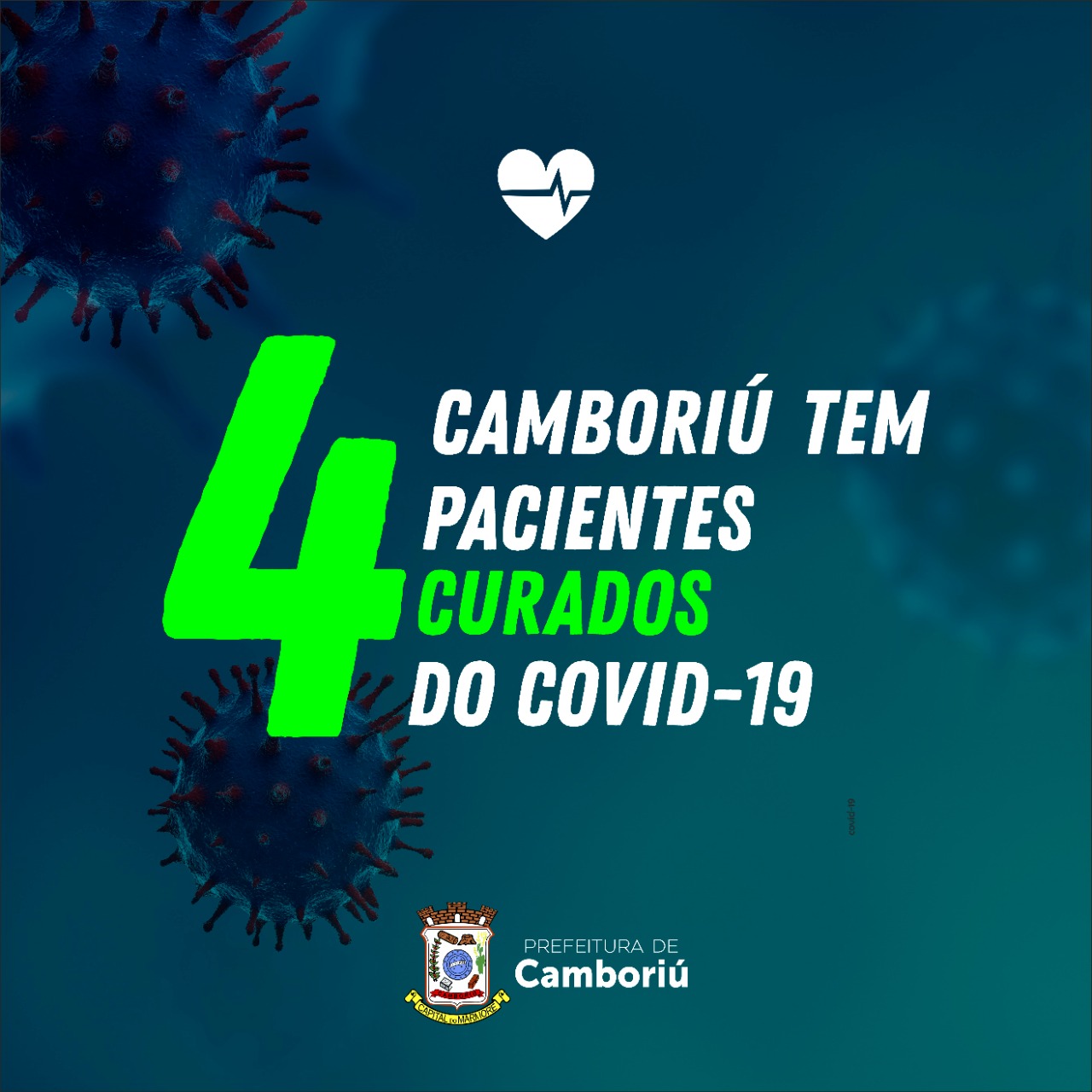 Camboriú tem quatro pacientes curados do Covid-19