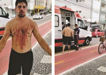 Homens são agredidos pela PM em Balneário Camboriú