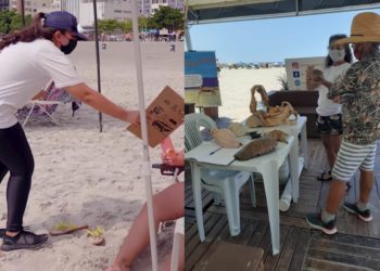 Grupo Oceanic distribui mais de 20 mil ítens no Projeto Praia Limpa