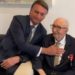 Walter Orthmann recordista do Guinness se encontra com Jair Bolsonaro