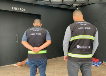 Abordagem Social, Saúde e Guarda Municipal fazem acolhimento de pessoas em situação de rua
