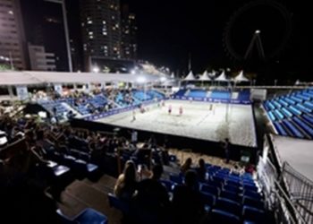 Mundial de Beach Tennis começou hoje em Balneário Camboriú