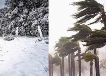 Neve e ventos de mais de 100 km/h atingem Santa Catarina; veja quando