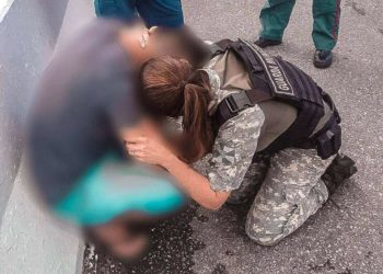 Guarda Municipal com o apoio dos bombeiros impede homem de se suicidar em BC