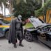 Batman pede ajuda para a PRF após batmóvel ficar sem bateria
