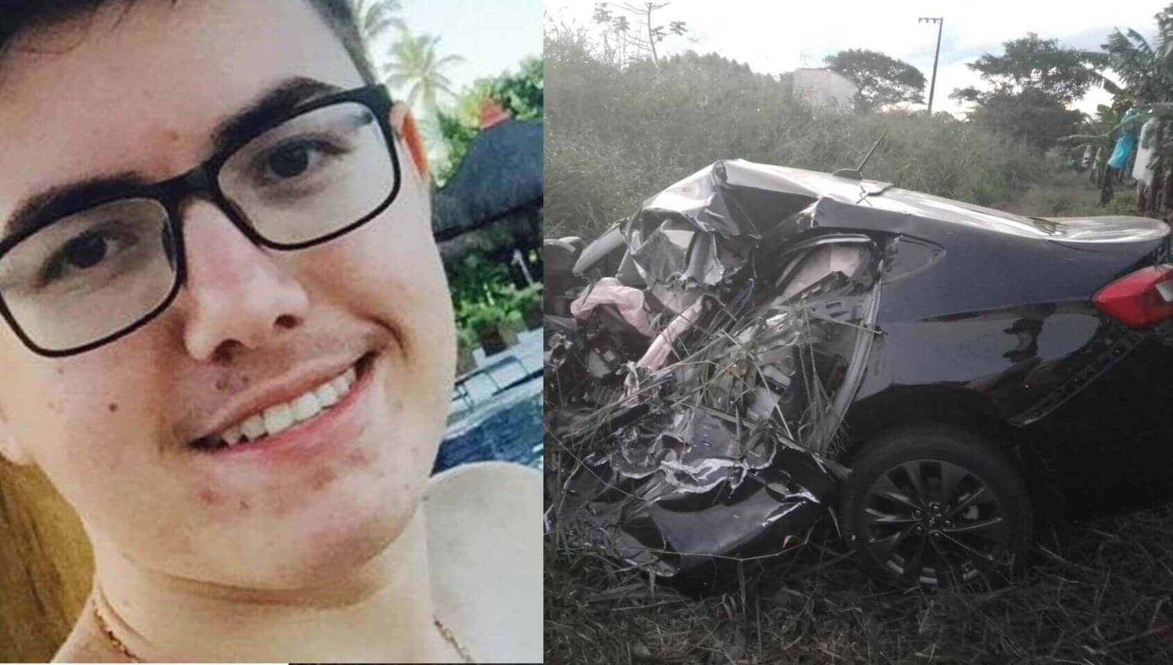 Jovem de 22 anos morre em grave acidente