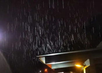 São Joaquim registra primeira chuva congelada de Santa Catarina