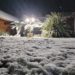 Neve volta a cair na Serra Catarinense na noite desta terça-feira; veja as imagens