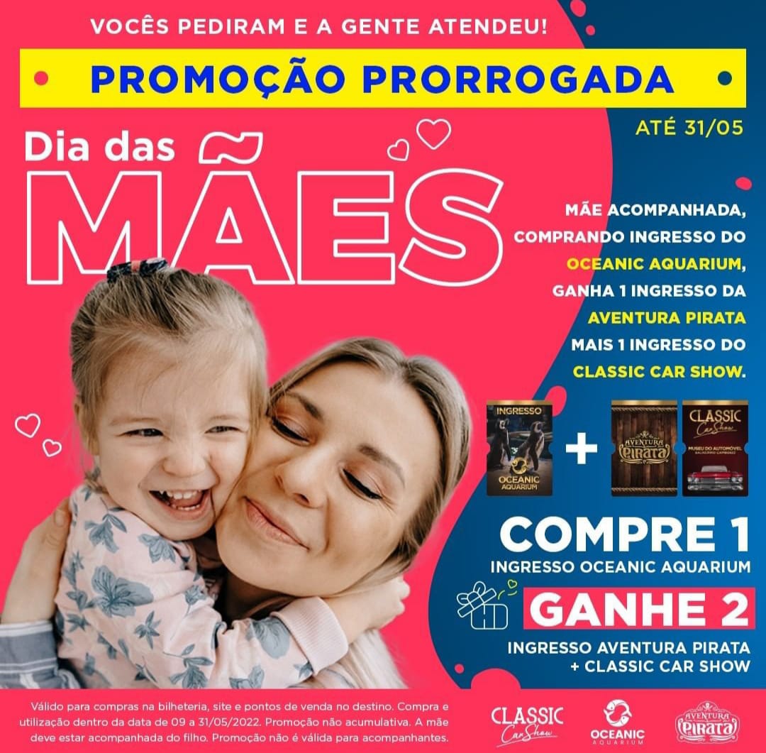 Prorrogada a promoção de Dia das Mães 