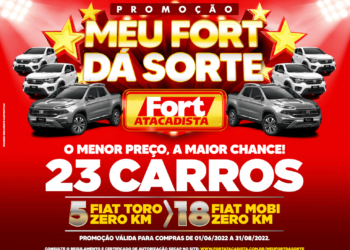 Fort Atacadista sorteia 23 automóveis na maior campanha da história da rede