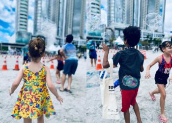 Evento Vem Brincar na Praia comemora o Dia das Crianças em Balneário Camboriú