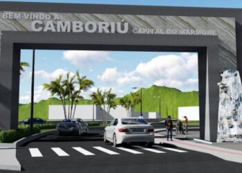 Prefeitura de Camboriú inicia a construção do novo pórtico de entrada