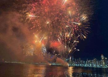 Veja como será a queima de fogos no Réveillon de Balneário Camboriú