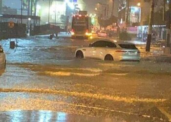 Alerta para temporal com risco de deslizamentos e alagamentos em SC