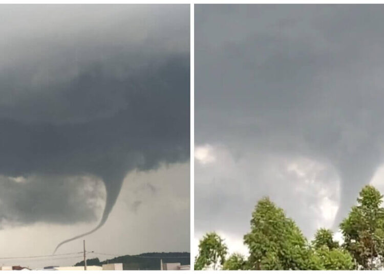 Santa Catarina foi atingida por tornado