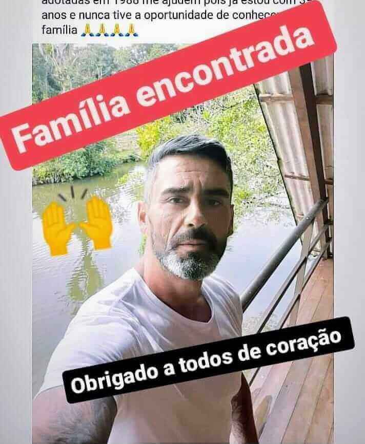 Leandro encontra sua família