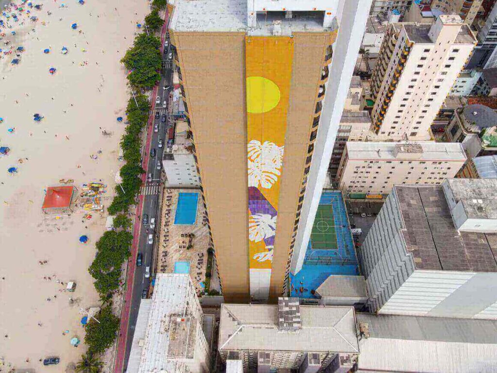 Grafite mais alto do Brasil será feito em edifício de Balneário Camboriú