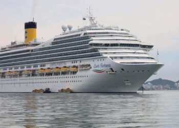 Balneário Camboriú recebe o navio Costa Fortuna novamente nesta terça-feira