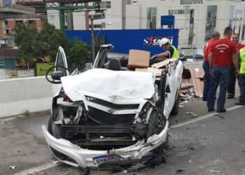 Acidente grave na BR-101 em Itapema deixa homem ferido