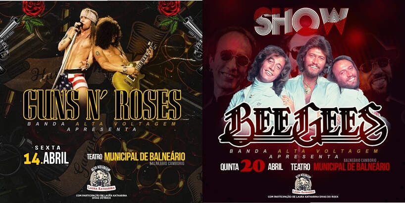 Guns N' Roses e Bee Gees