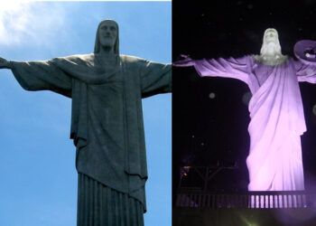 Geminação entre o Cristo Luz e Cristo Redentor aconteceu nesta sexta-feira no Rio de Janeiro