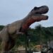Dinossauros do parque ‘Aventura Jurássica’ chegaram em 30 contêineres, saiba mais