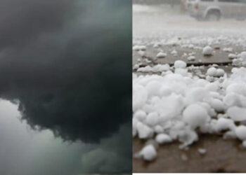 Defesa Civil faz alerta para risco de temporal e muito granizo em SC