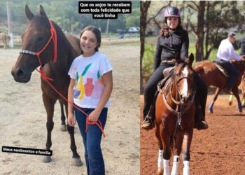 Velório da menina que caiu de cavalo está sendo realizado neste domingo em Camboriú