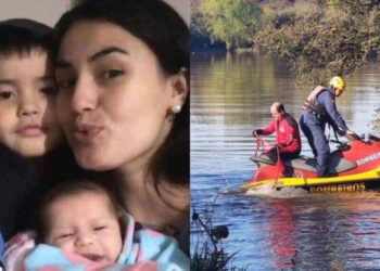 Mãe e filhos desaparecidos são encontrados mortos dentro de carro em rio de SC