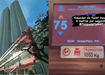 Elevador impressiona com velocidade de 6 metros por segundo em Balneário Camboriú