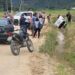 Motorista perde controle do carro e cai em vala no interior de Camboriú