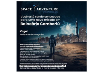 Space Adventure em Balneário Camboriú (SC) tem vaga para Assistente de Fotografia