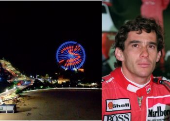 Ayrton Senna ganha projeção especial nas rodas-gigantes de SC e SP no dia de seu aniversário