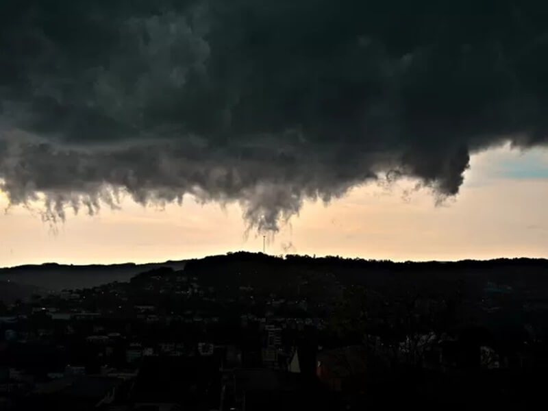 Alerta de tempestades com chuvas intensas e ventos fortes para o Sul do Brasil