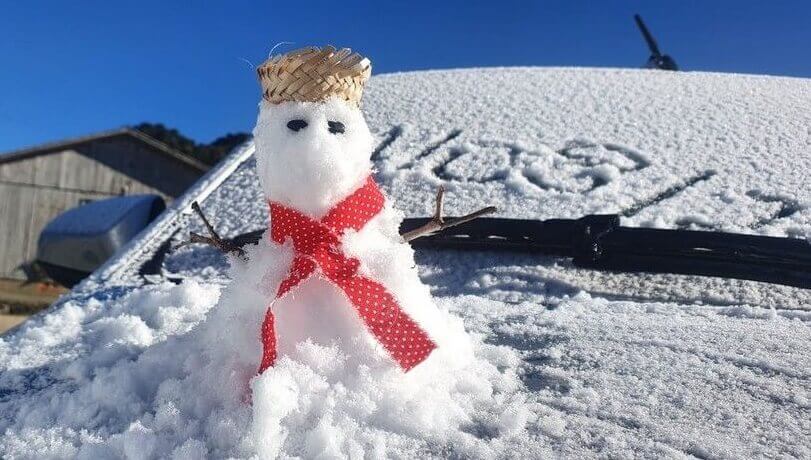 Possibilidade de geada e neve neste fim de semana em Santa Catarina