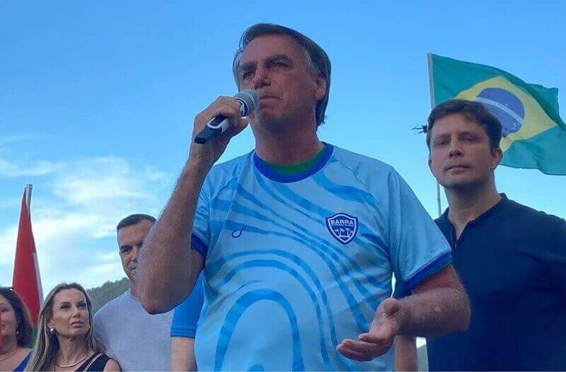 Bolsonaro deve vir a cinco comícios em Santa Catarina