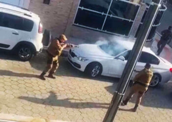 Dono de Pitbull Sem Focinheira Foge da Polícia e Provoca Perseguição com Tiros em Camboriú