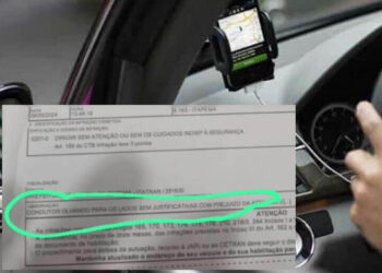 VÍDEO: Motorista é multado por “olhar para os lados” e gera polêmica em Itapema