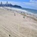 Formações de piscinas naturais reaparecem na Praia Central de Balneário Camboriú