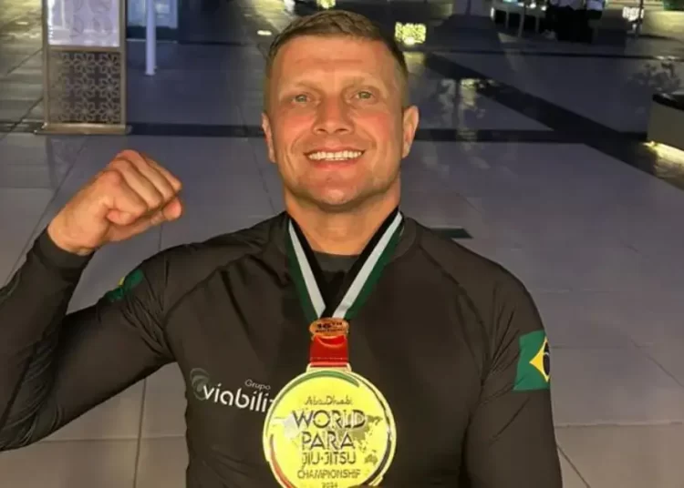 Paratleta de Balneário Camboriú Conquista Título Mundial de Jiu-Jitsu em Abu Dhabi