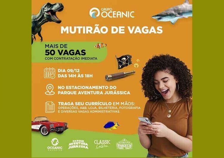 Grupo Oceanic fará mutirão de contratação