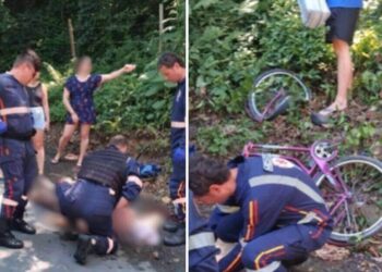 Ciclista morre em acidente no Morro entre Brava Norte e Cabeçudas em Itajaí