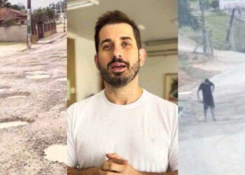 VÍDEO: Morador de Brusque faz buraco na rua e prefeito vai cobrar na Justiça