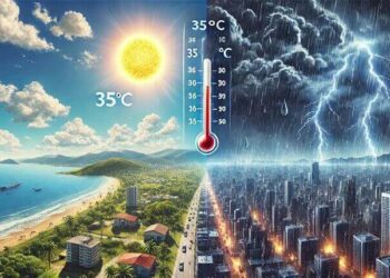 Confira a previsão do tempo para os próximos 5 dias em Santa Catarina