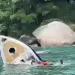 Lancha Naufraga em Laranjeiras e Resgate Mobiliza Marinha e Turistas