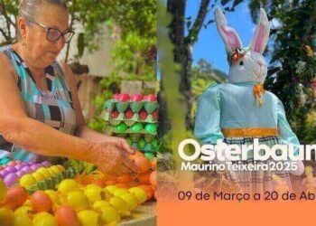 Moradora de Camboriú transforma sítio em atração de Páscoa com mais de 50 mil casquinhas