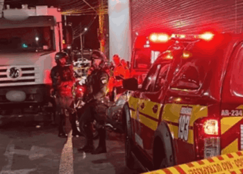 Tragédia no Centro de Itapema: homem morre atropelado por caminhão do lixo